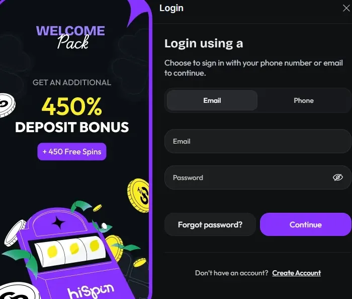 Inlogscherm casino op laptop en smartphone