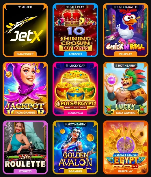 Hispin Casino Spellen — Ons Volledige Spelaanbod